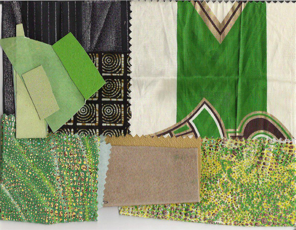 african print swatches, fabric board, fabric swatches