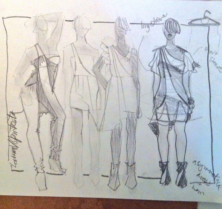 LAURA VOLPINTESTA- UNPAINTED CROQUIS BOOK Pencil for Fashion Design and Illustration