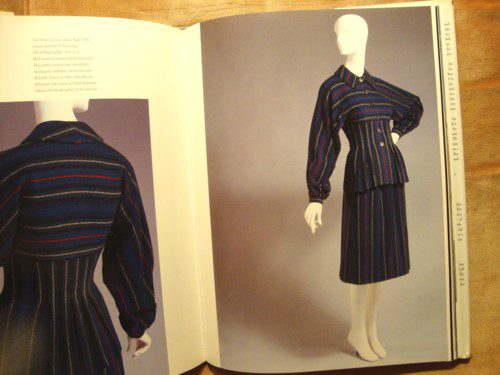 Claire McCardell claire mccardell fashion designs, using stripes for direction and design. Crossgrain upper bodice, lengthgrain lower bodice and a-line skirt with vertical pin tucks tunic.
