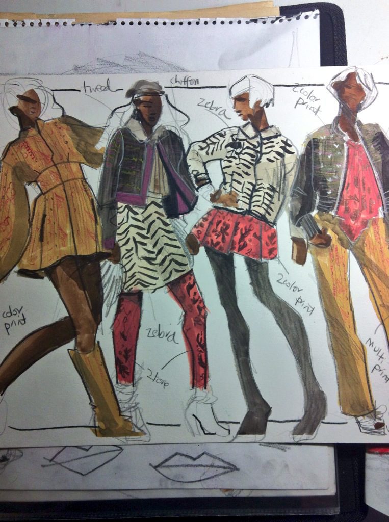 Designing winter fashion | Fashion Illustration Tribe