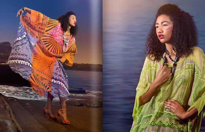 Zandra Rhodes fashion designs and textile designs, print surface pattern designs