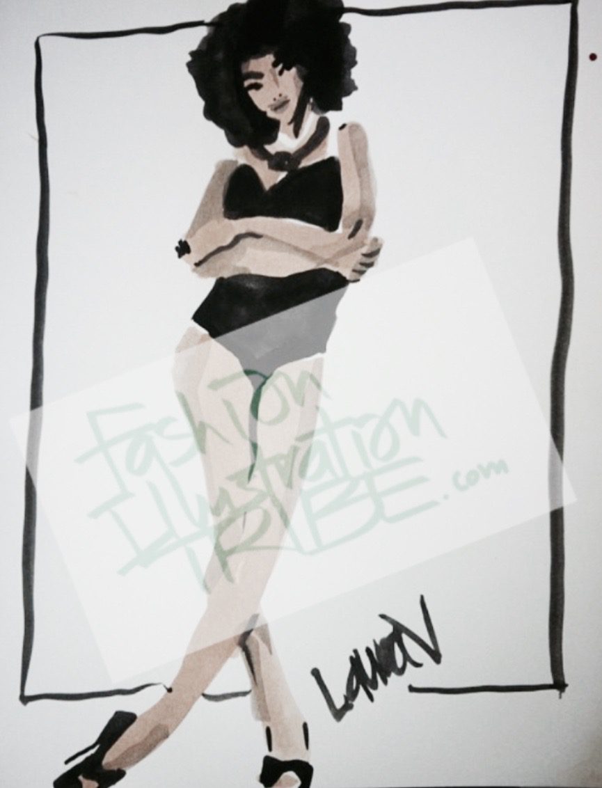 Model drawing online course: Learn fashion figure drawing with laura Volpintesta in Model Drawing Magic online program!