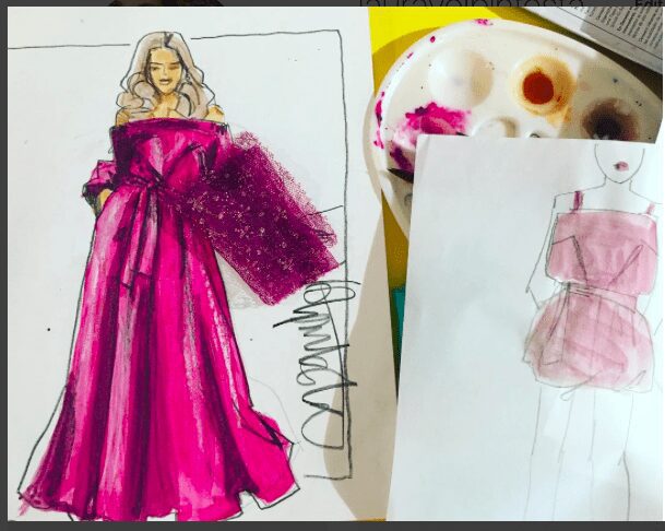 fff fabric form and flow eveningwear design course laura volpintesta