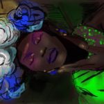FLOWER FAMED FACES How to draw faces digitally with fashion illustration apps by Laura Volpintesta Tayasui