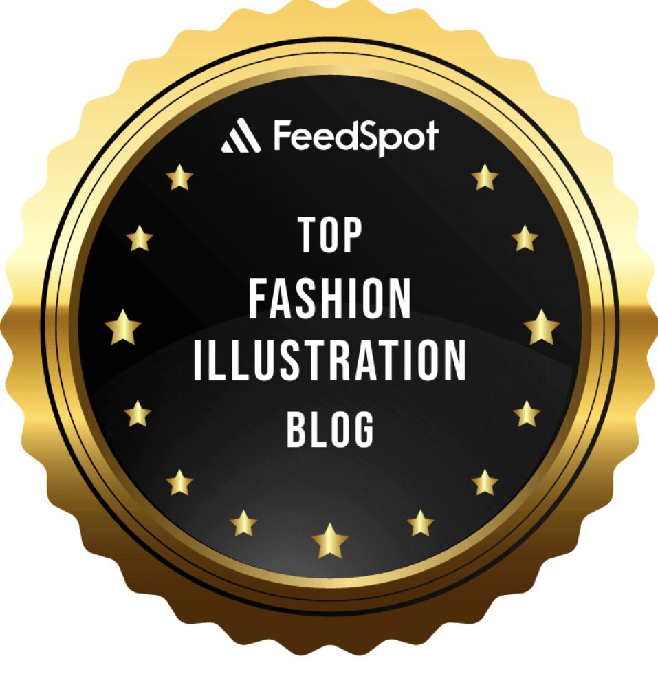 award winning fashion illustration blog awarded by FEEDSPOT to Fashion Illustration Tribe