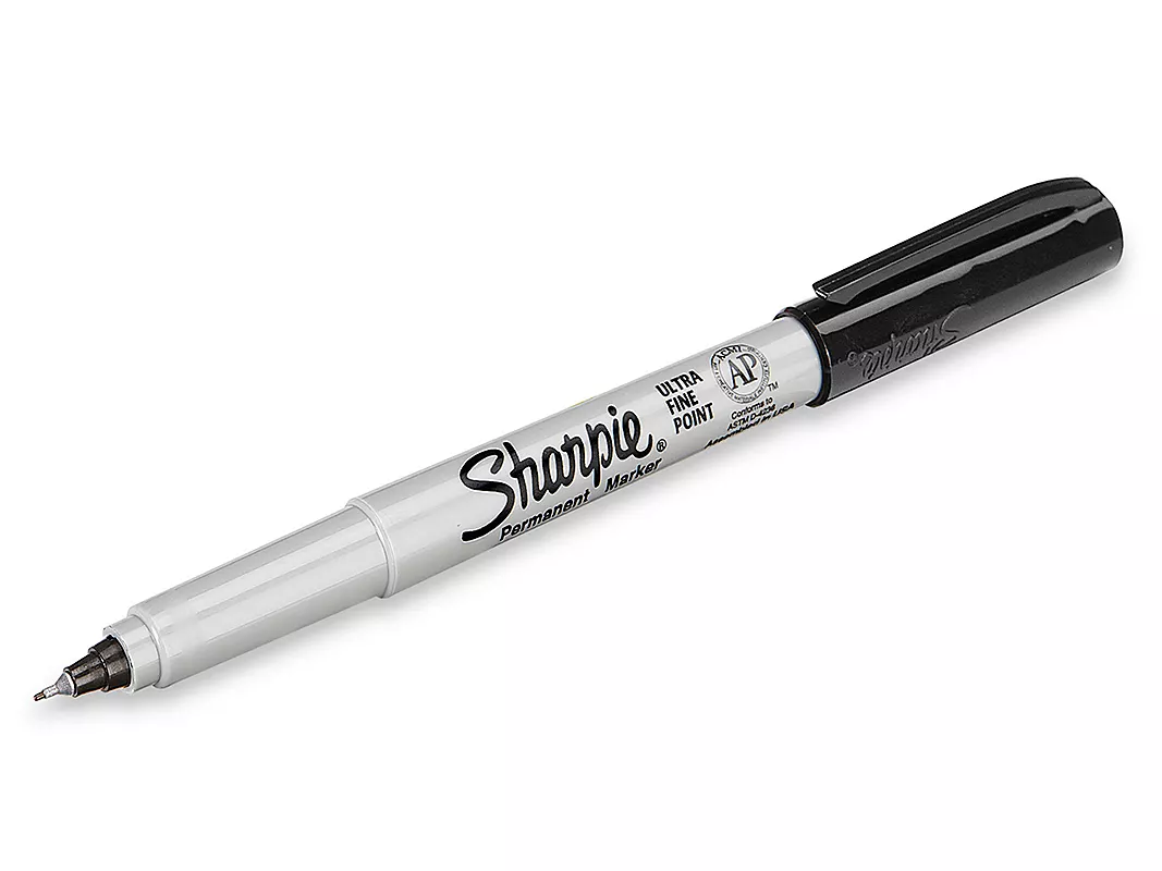 There have been times when I worked consitiently with Sharpie markers for the unique line quality that they offer. SHARPIES ARE THE ONLY PENS IN THIS POST THAT BLEED THROUGH PAPER! They also have a strong smell.  It's always good to have one in your kit though.