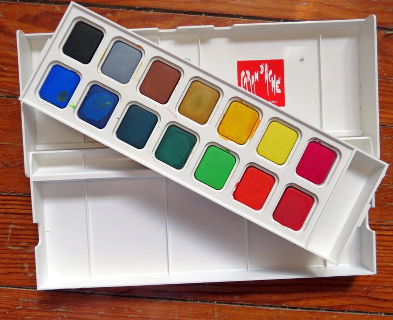 caran d'ache gouache palette